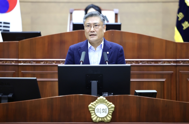 천안시의회 배성민 의원 5분 발언 화상경마장 기부금 문제 해결 촉구
