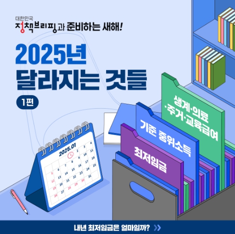 [2025년 달라지는 것들 ①] 최저임금, 기준 중위소득 등
