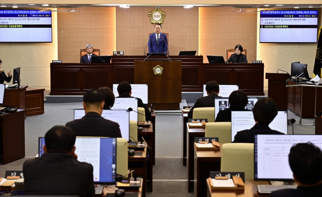 광주광역시 북구의회, 2024년도 의사일정 마무리