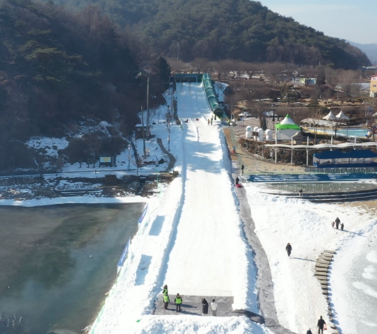 철원군, 제2회 화강 얼음꽁 놀이터 개장